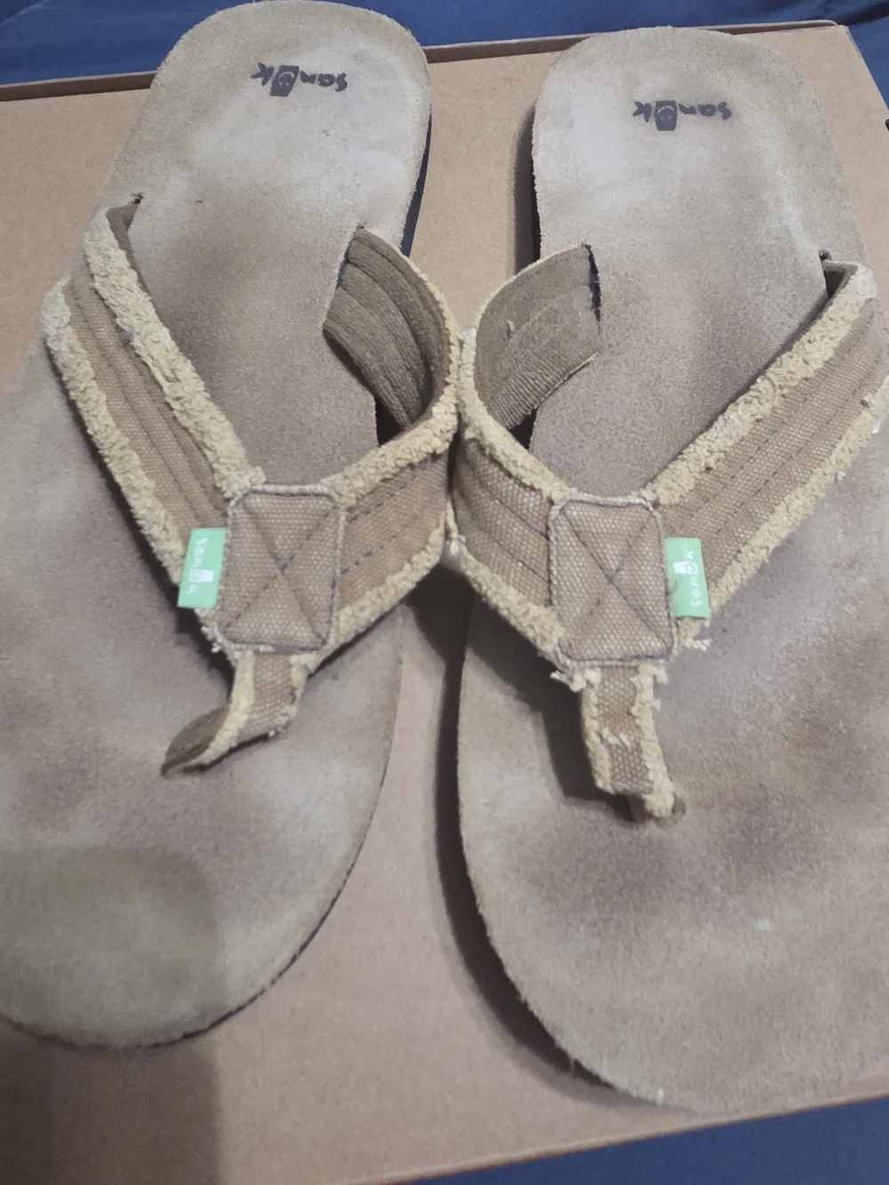 Casual Brown Men's Flip Flop Sandals